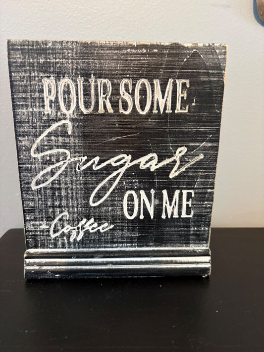 Sugar Block Sign