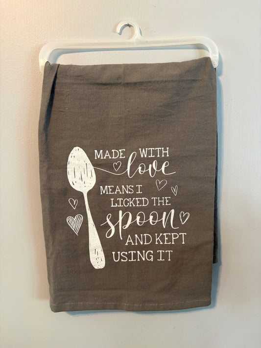 Gray Kitchen Towel