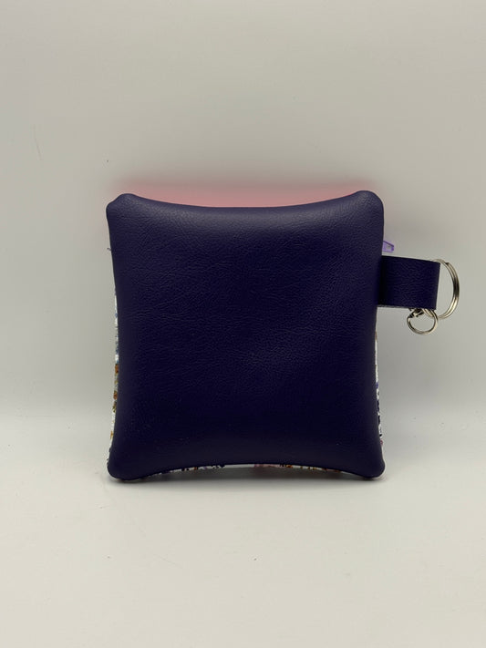 Designs By Thread - Designer Dog Waste Bag Holder - Purple