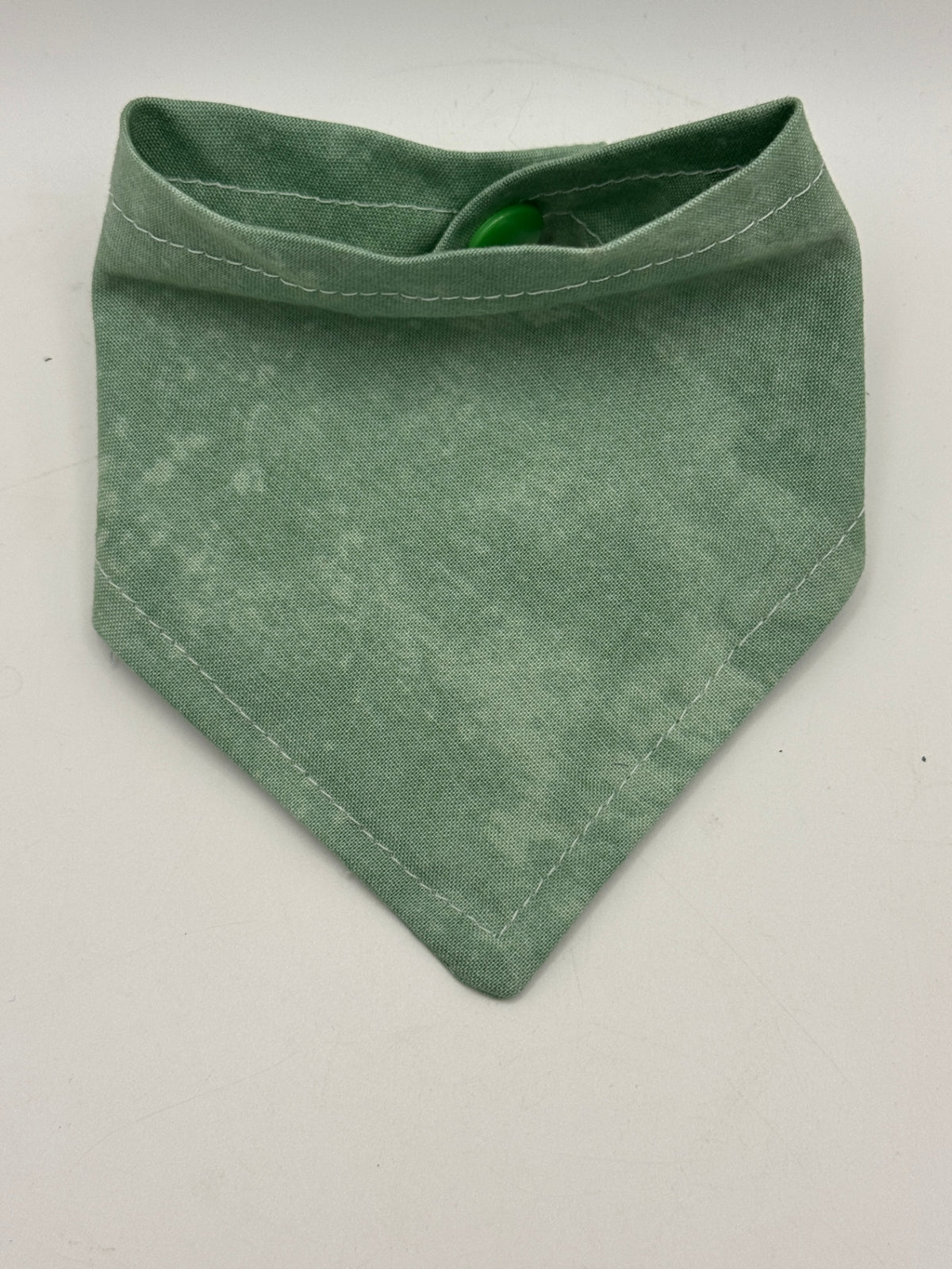 Light Green Snap-On Pet Bandana  - XXS
