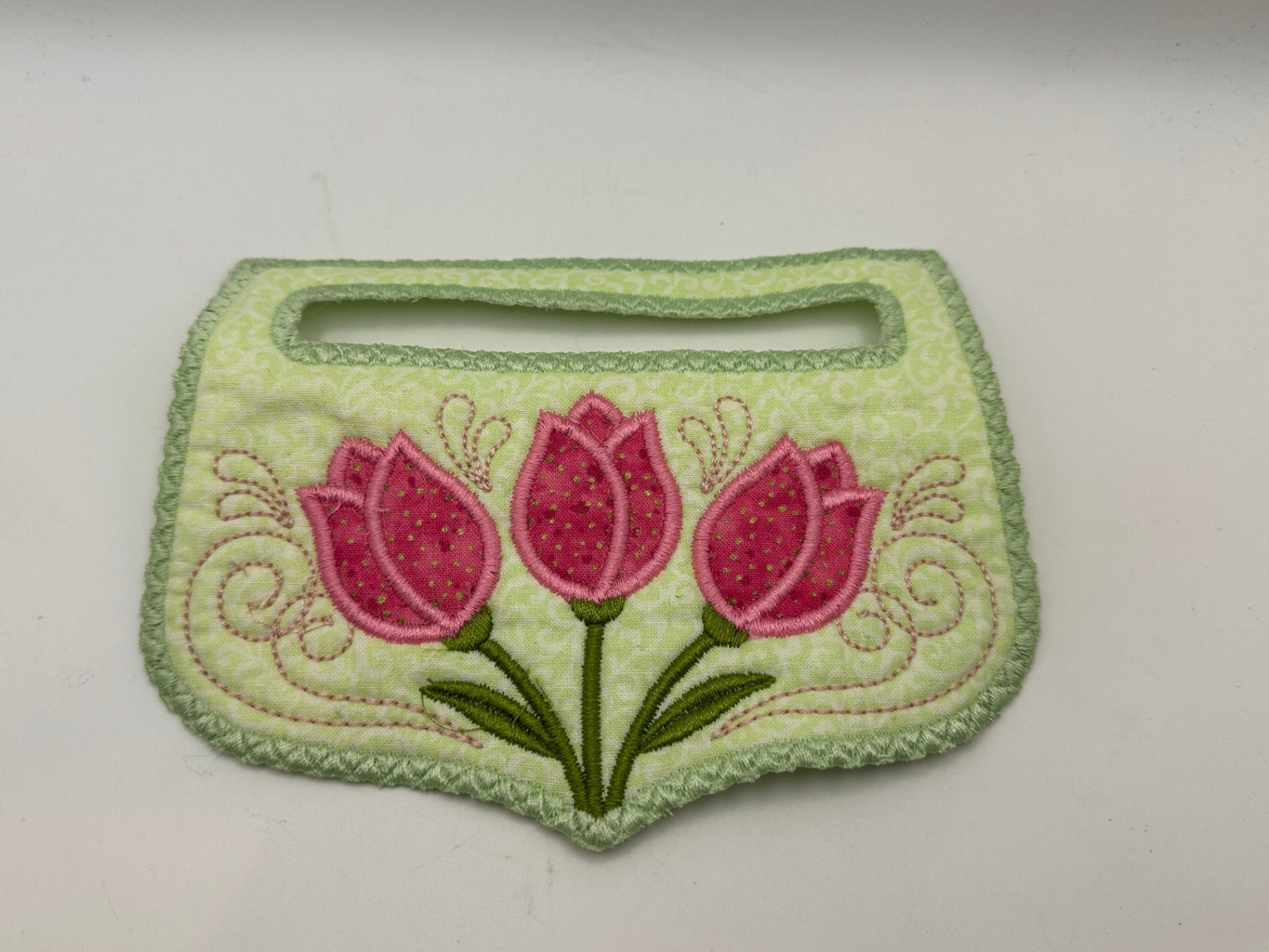 Designs By Thread Towel Holder - Green