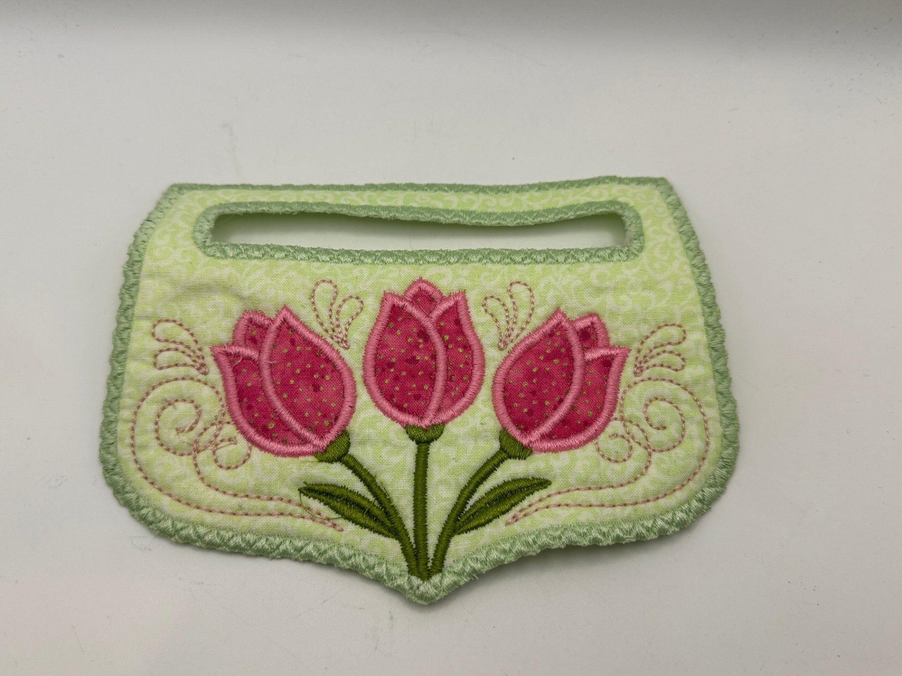 Designs By Thread Towel Holder - Green