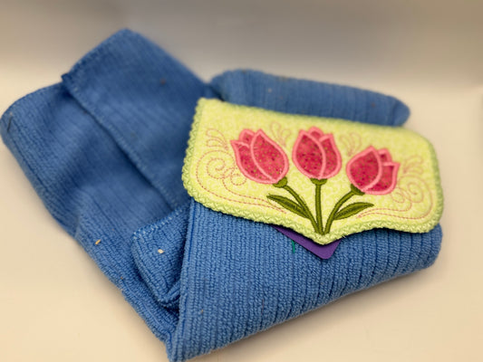 Designs By Thread Towel Holder - Green