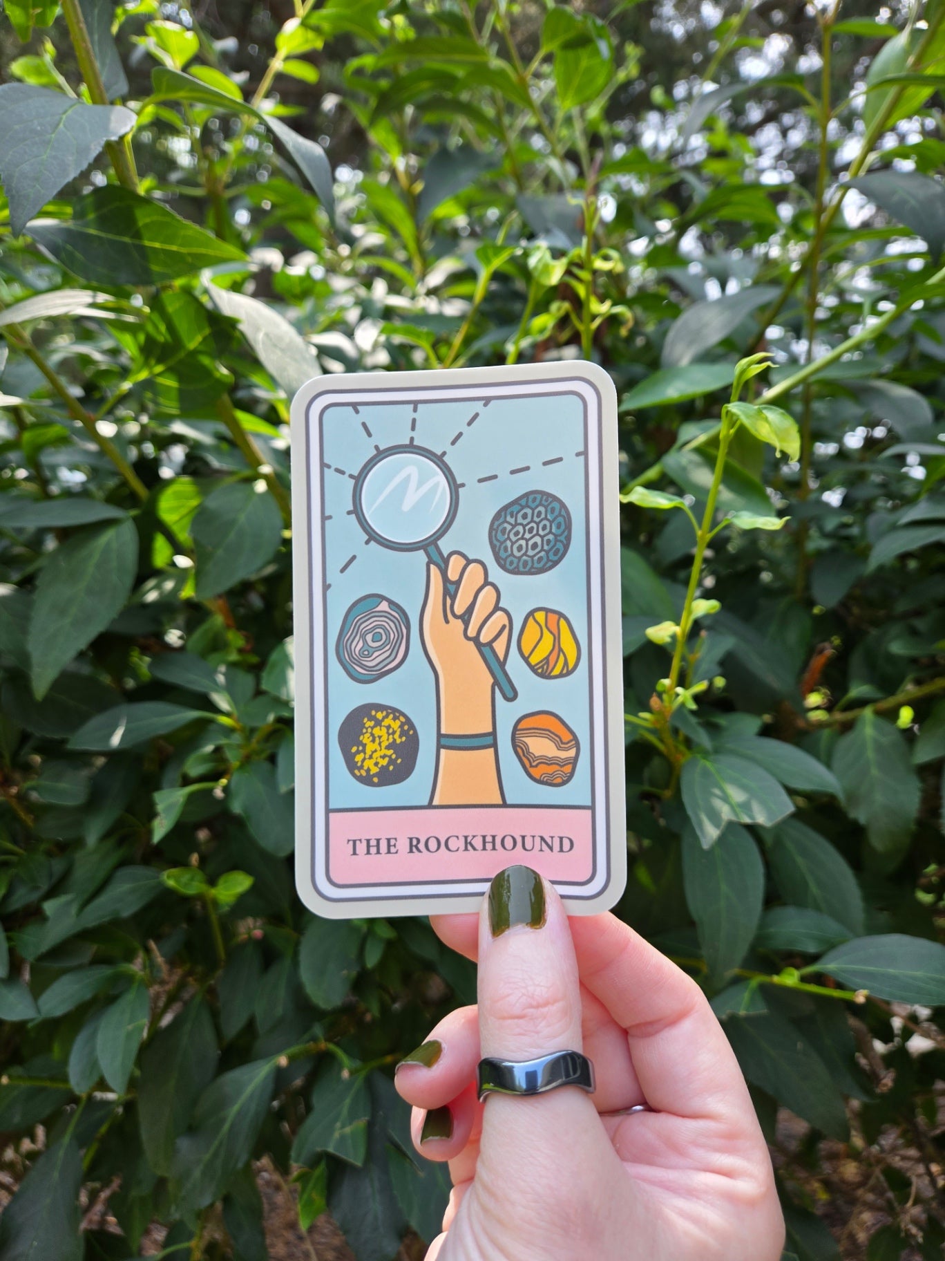 The Rockhound Tarot Sticker