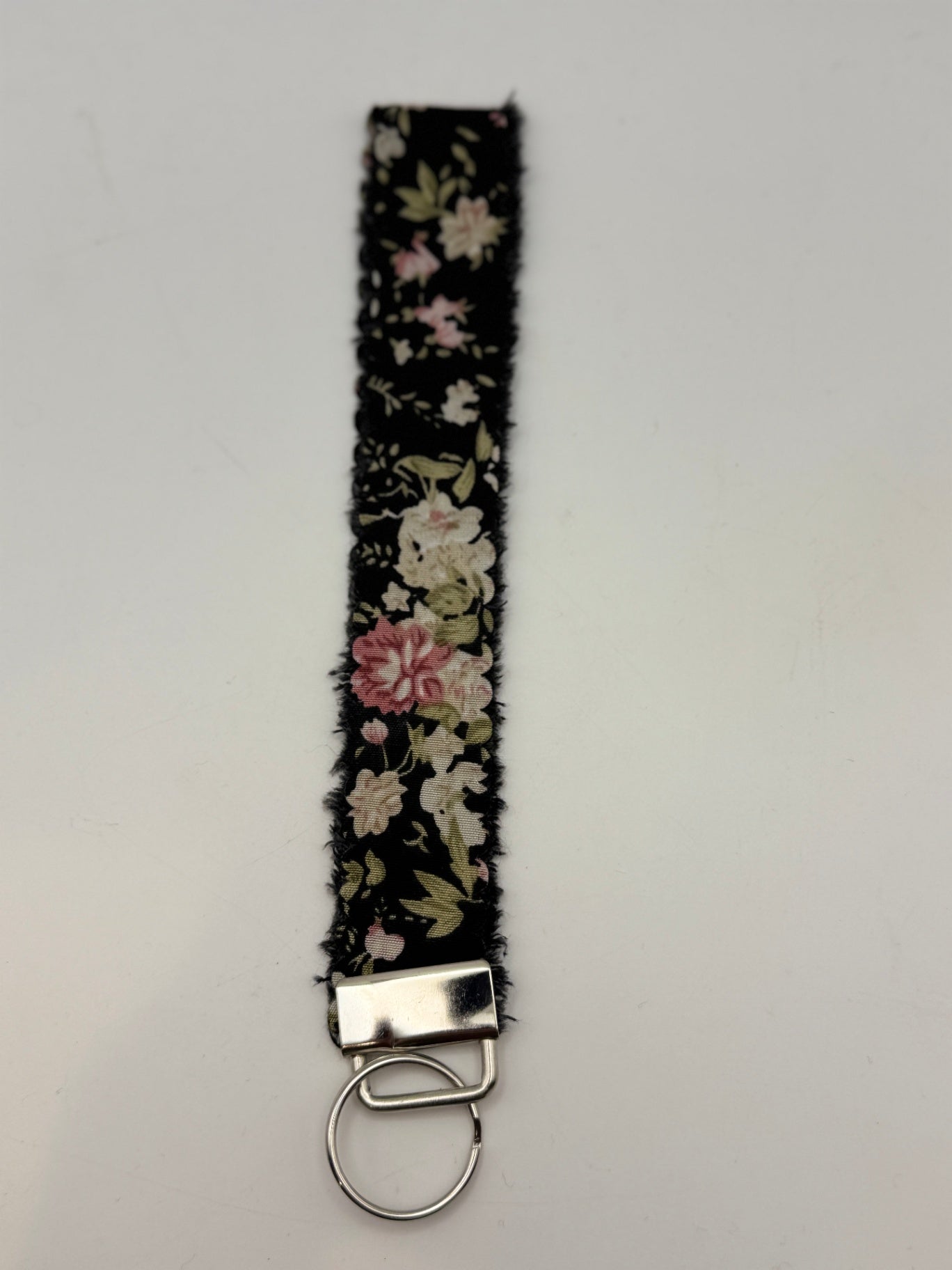 KR Designs Accessories - Black with floral pattern in pink, white, and green - 7"