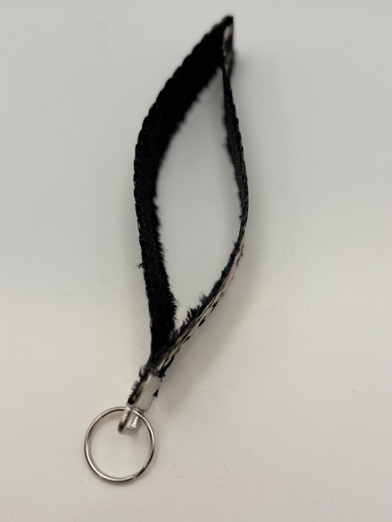 KR Designs Accessories - Black with floral pattern in pink, white, and green - 7"
