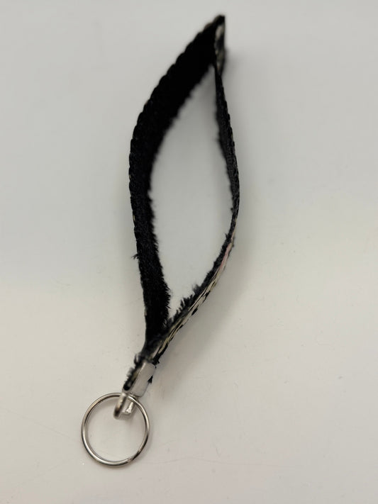 KR Designs Accessories - Black with floral pattern in pink, white, and green - 7"