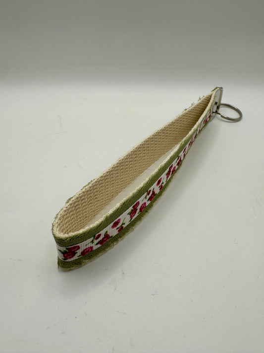KR Designs Accessories - Green w/ Red Floral - 7"