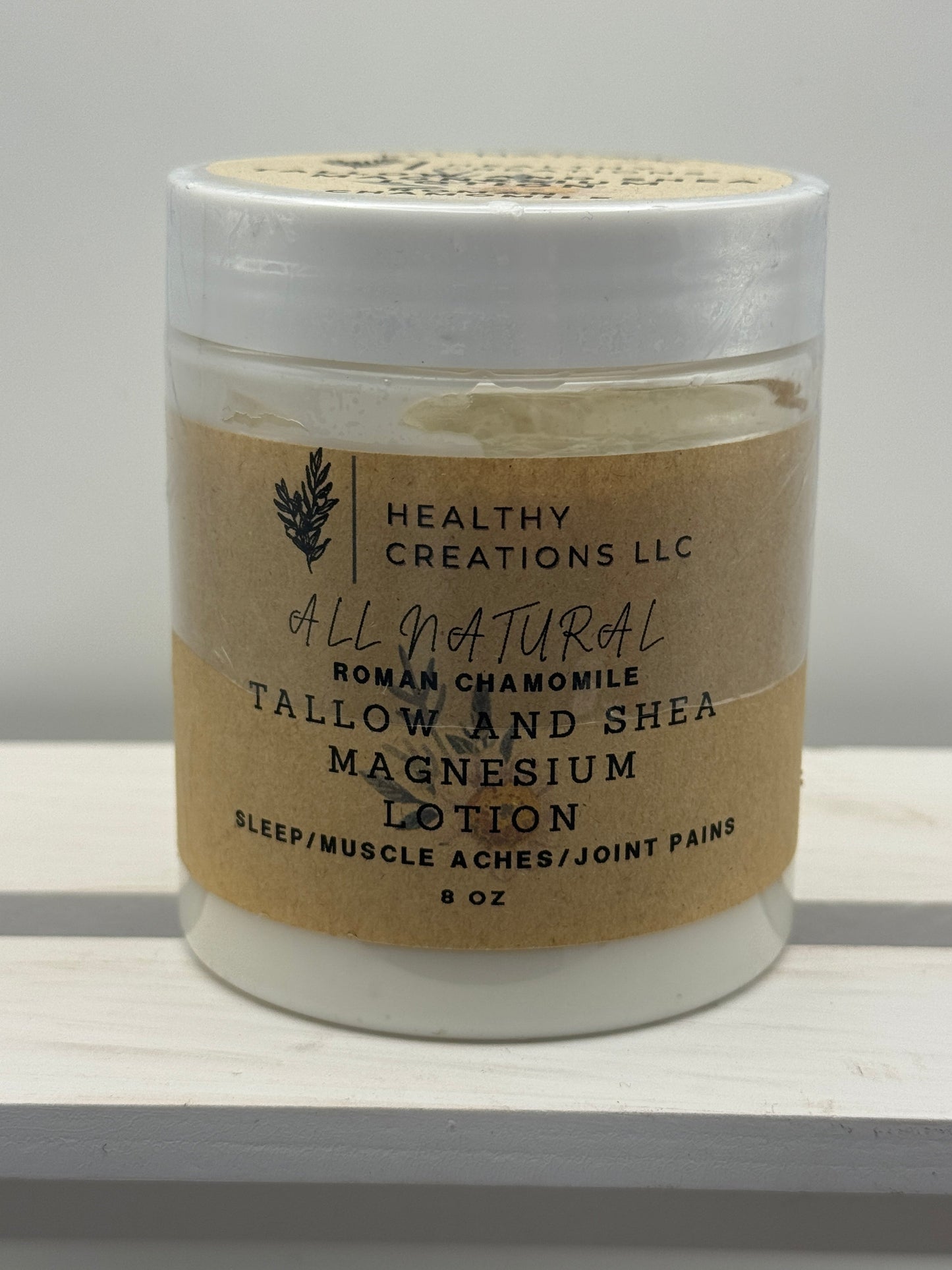 *SALE* Tallow & Shea Magnesium Lotion - Roman Chamomile - 8oz