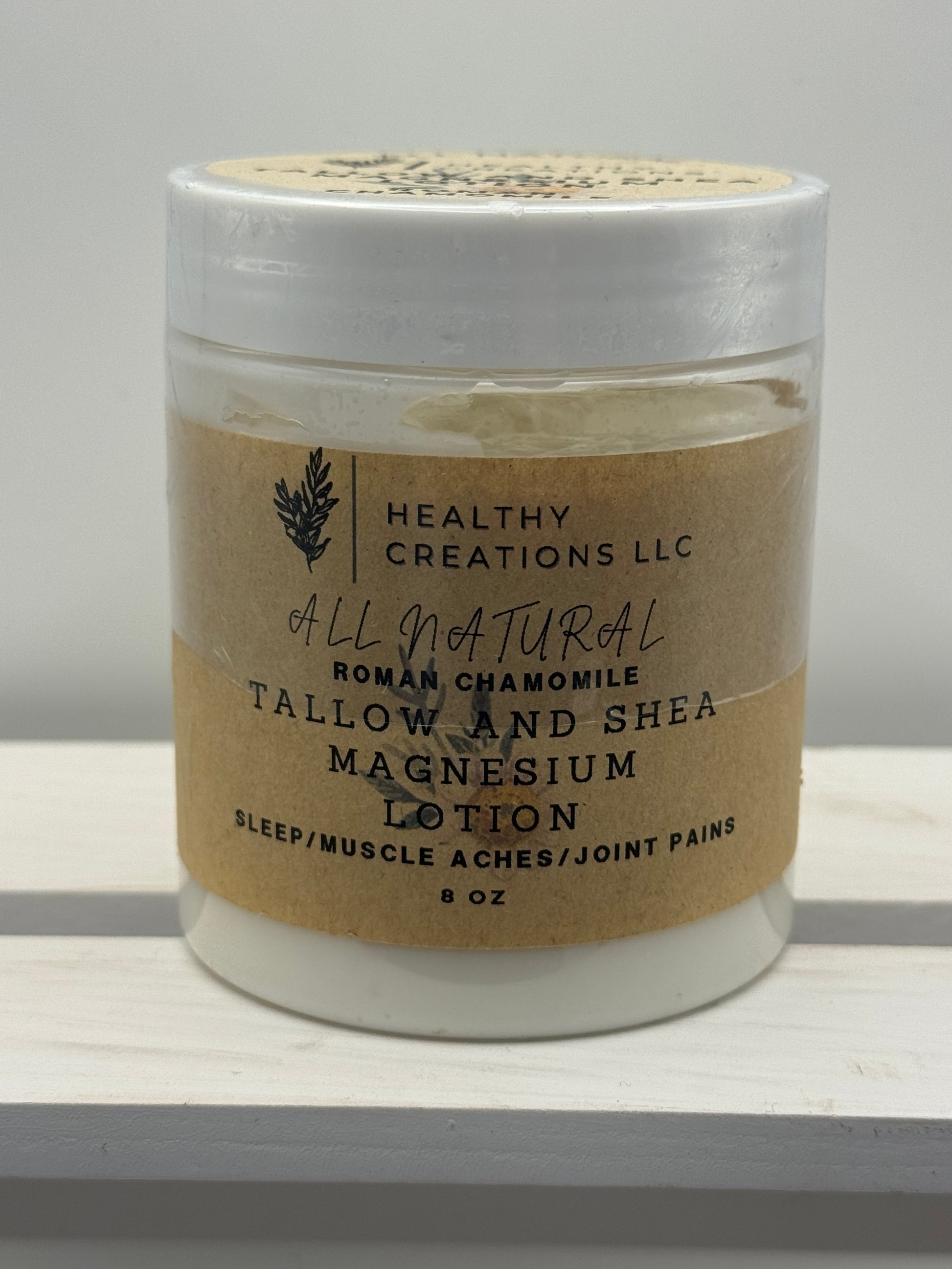 *SALE* Tallow & Shea Magnesium Lotion - Roman Chamomile - 8oz