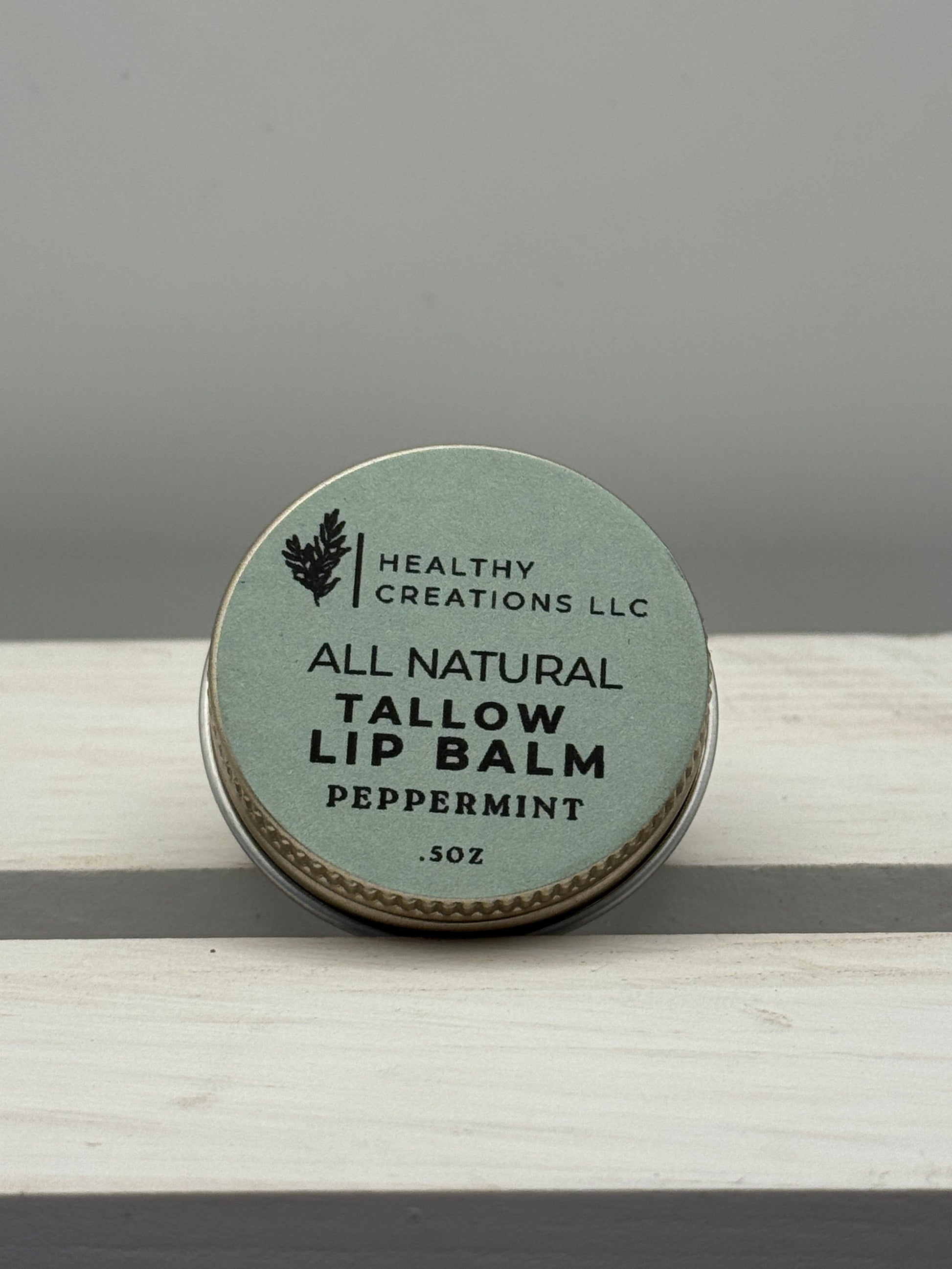 Tallow lip balm - Peppermint