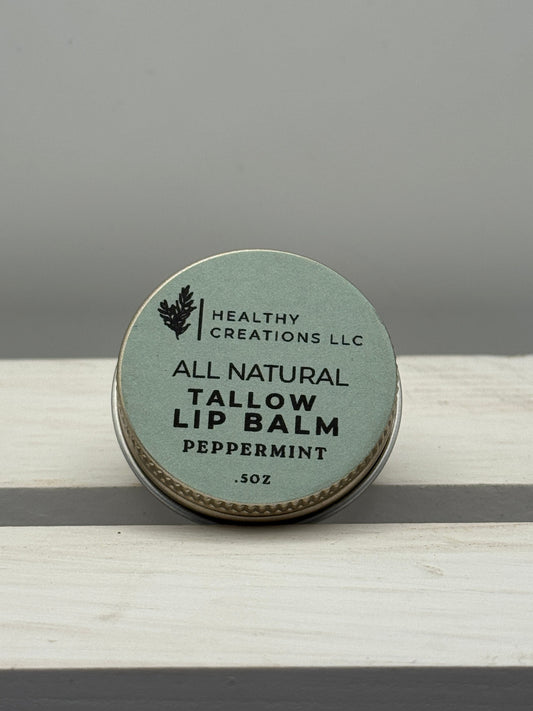 Tallow lip balm - Peppermint