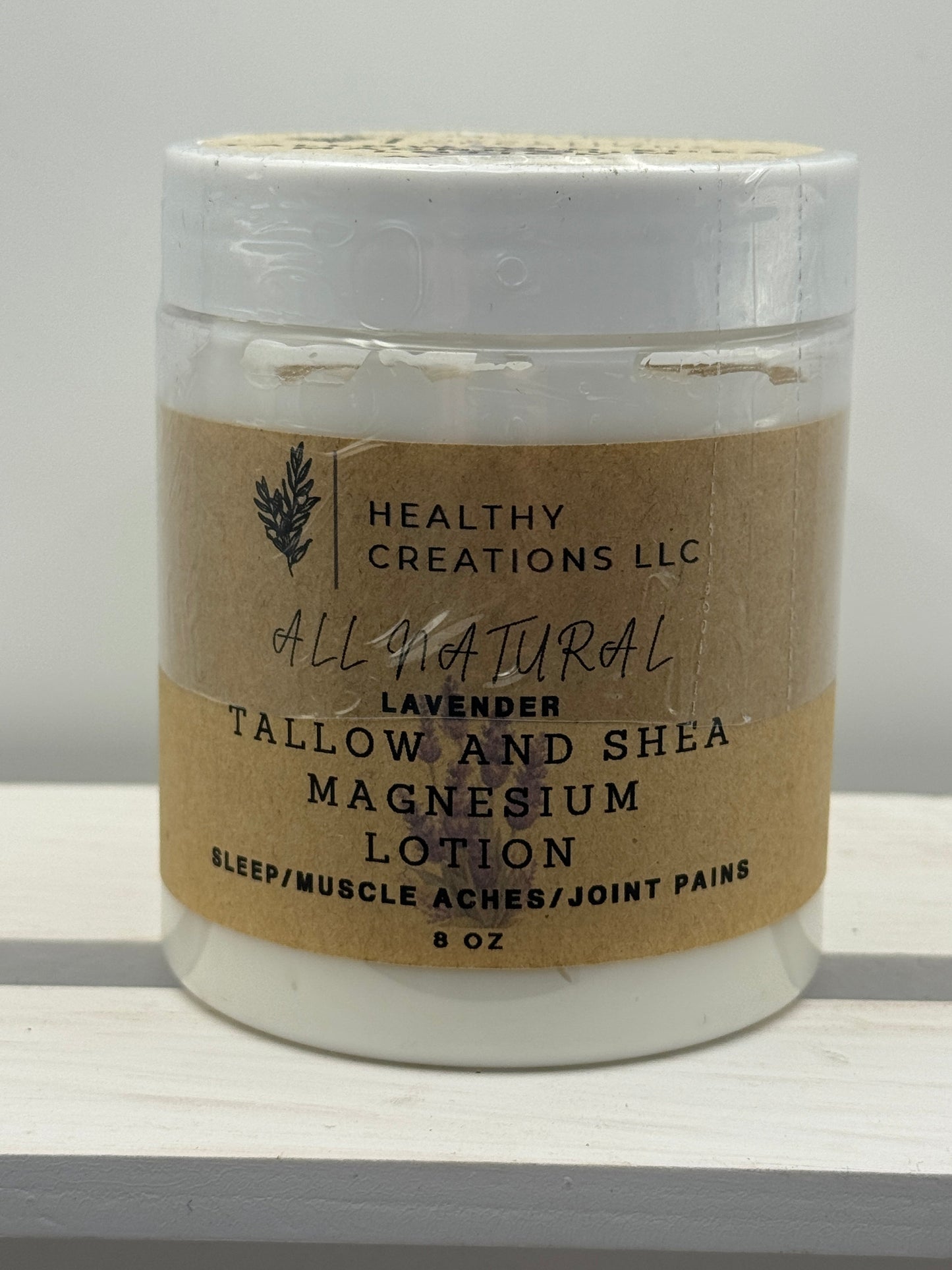 *SALE* Tallow & Shea Magnesium Lotion - Lavender - 8oz