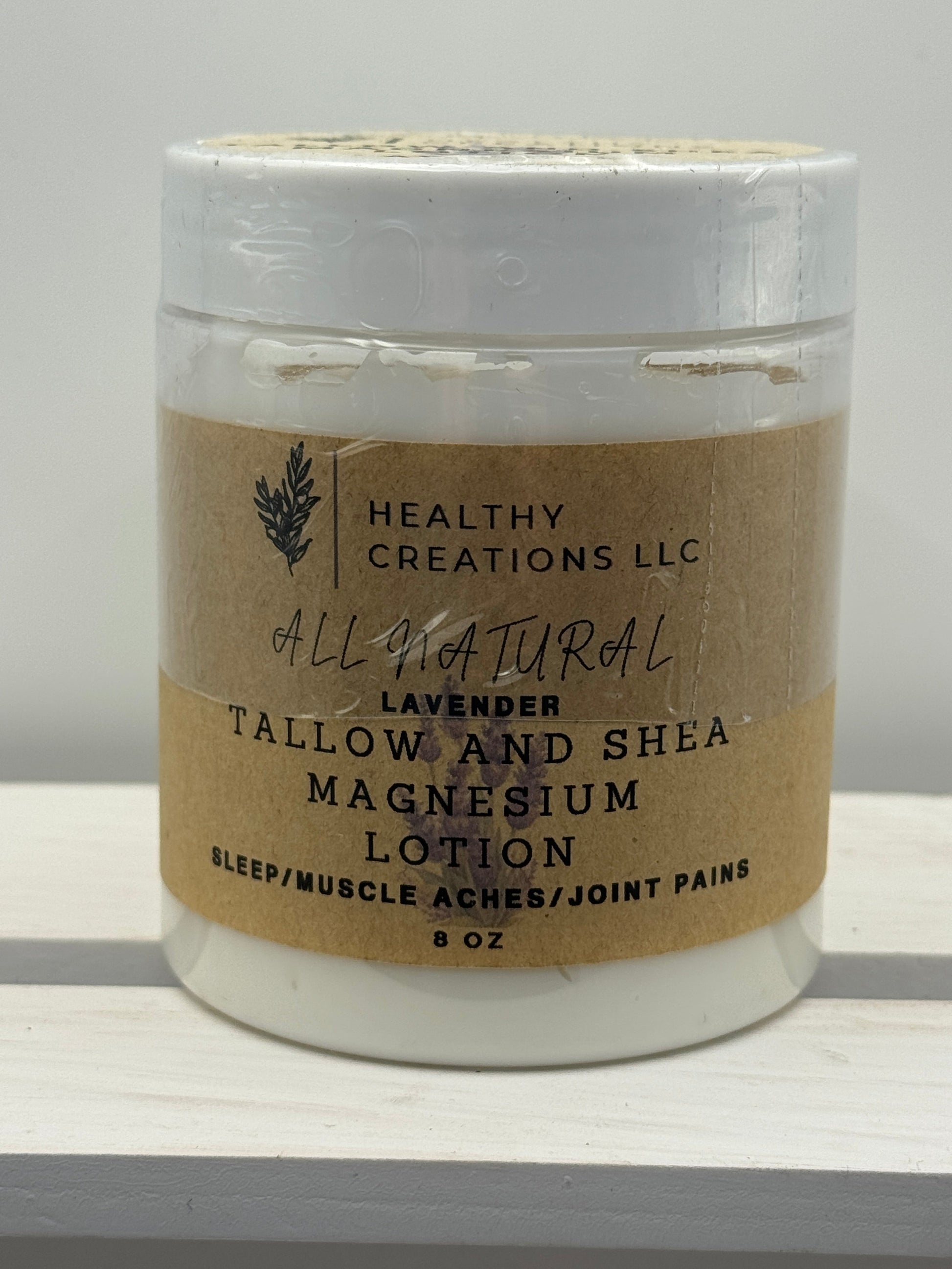 *SALE* Tallow & Shea Magnesium Lotion - Lavender - 8oz