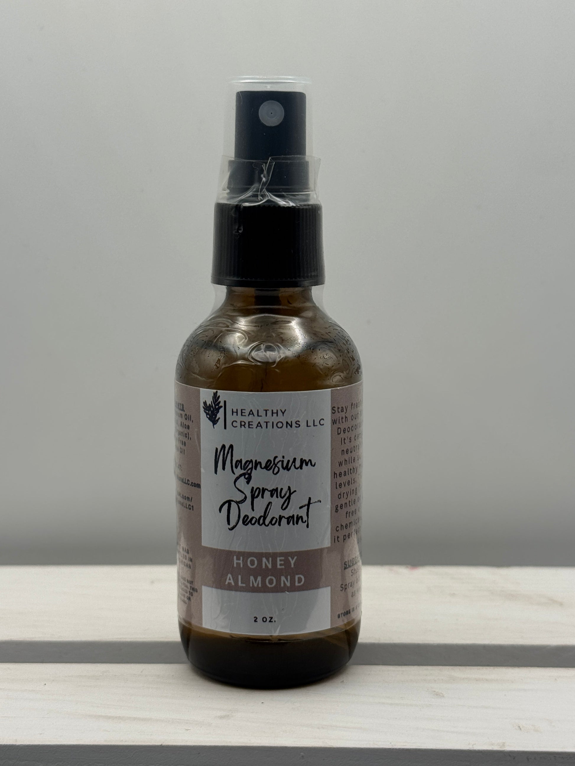 Magnesium Deodorant Spray - Honey Almond