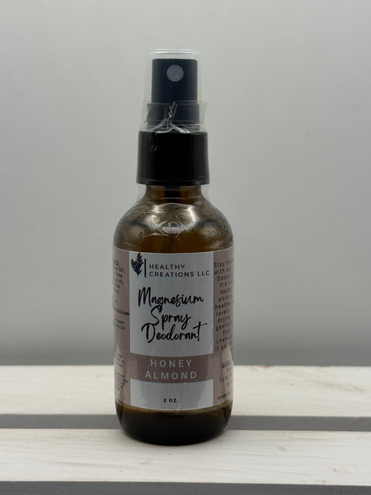 Magnesium Deodorant Spray - Honey Almond