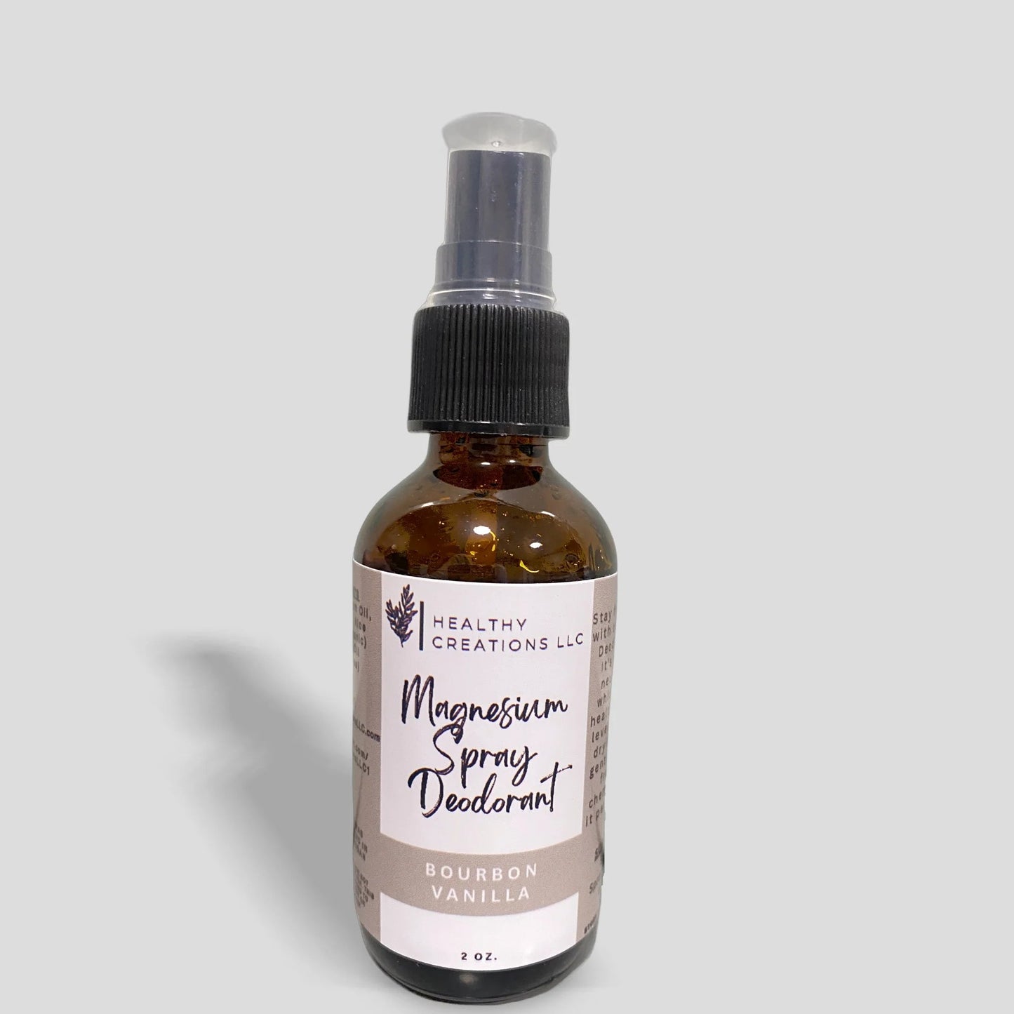 Magnesium Deodorant Spray - Bourbon Vanilla