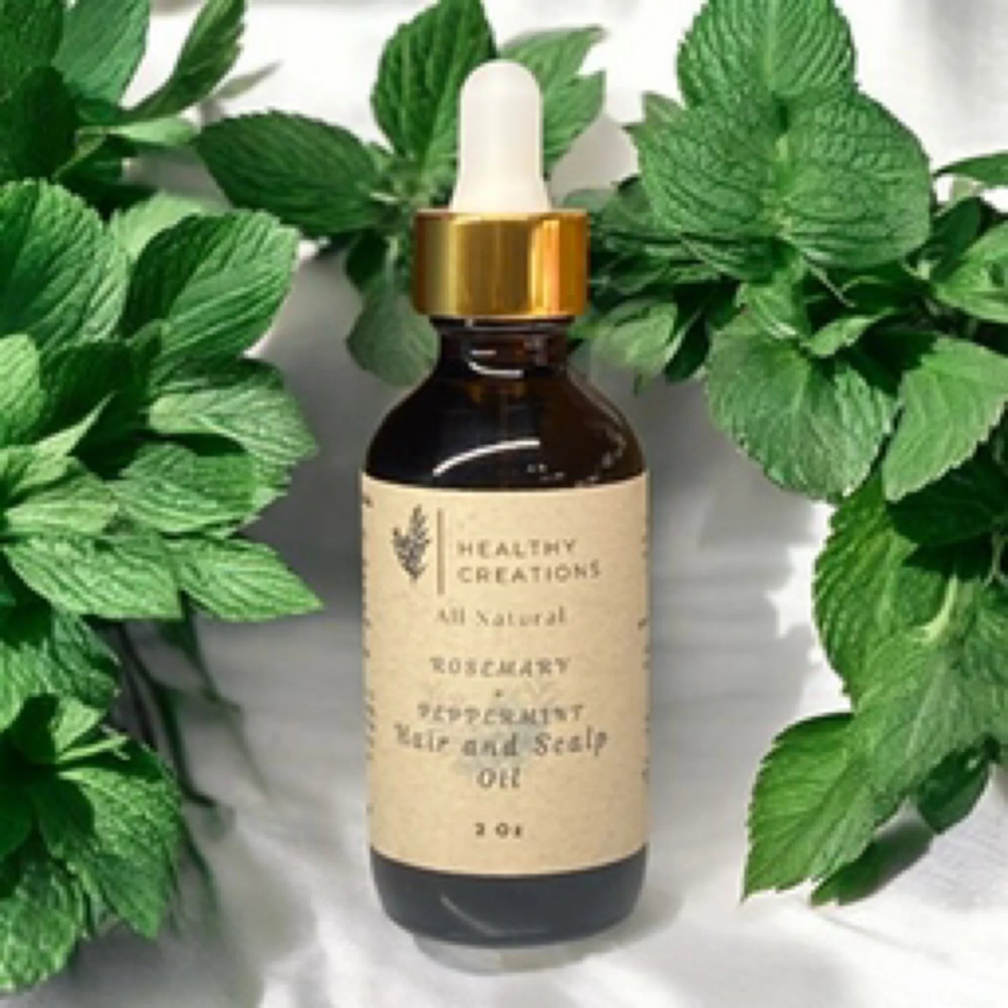 Rosemary & Peppermint Hair and Scalp Oil Treatment – 2 oz