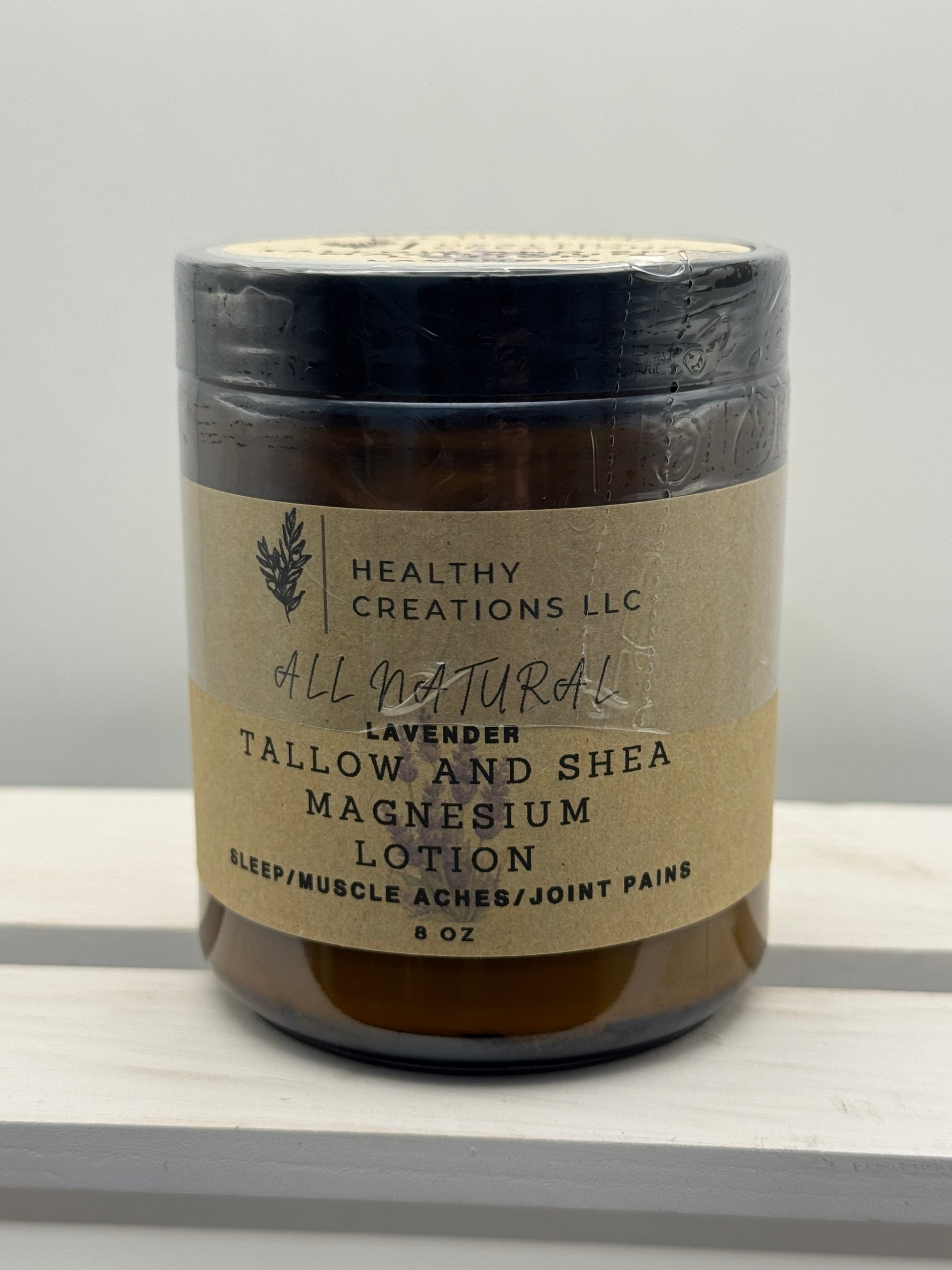 Tallow & Shea Magnesium Lotion - Lavender - 8oz