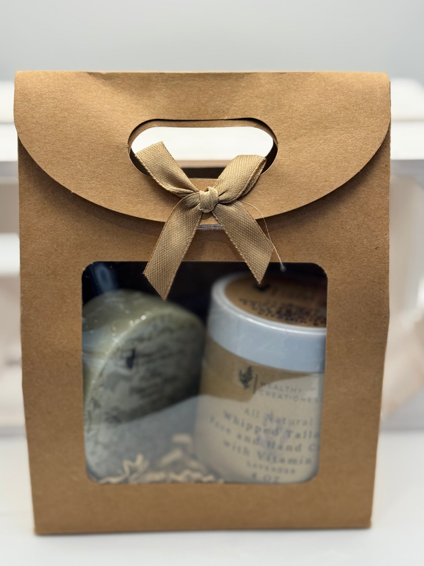Gift Set - Whipped Tallow Face & Hand Cream / Rosemary Shampoo Bar