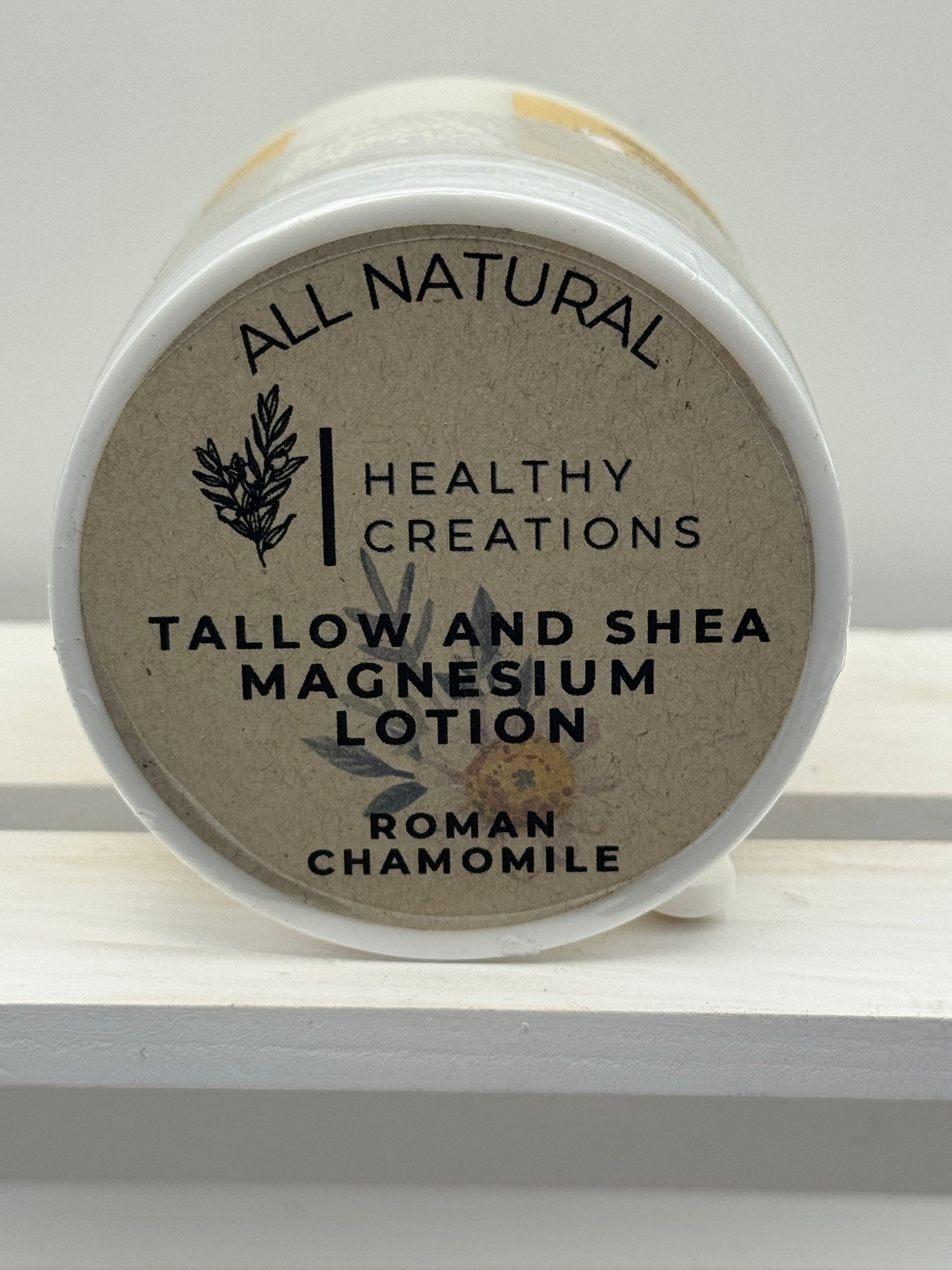 *SALE* Tallow & Shea Magnesium Lotion - Roman Chamomile - 8oz