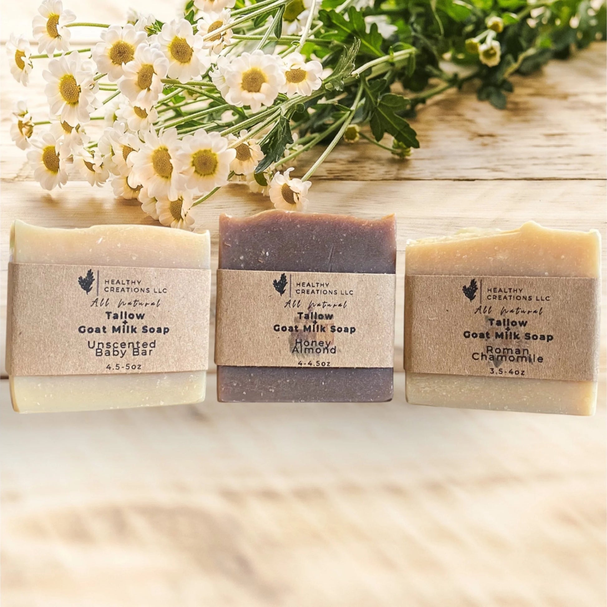 Tallow & Goat Milk Bar Soap - Unscented