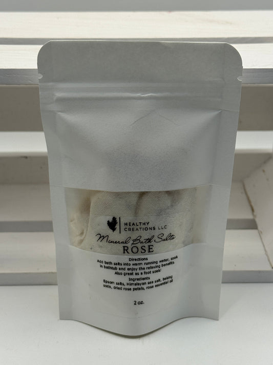 Sample Bath Salts - Rose (2oz)
