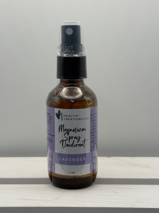 Magnesium Deodorant Spray - Lavender