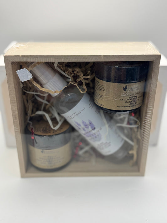 Gift Set - Whipped Tallow Face & Hand Cream /Magnesium Lotion / Spray