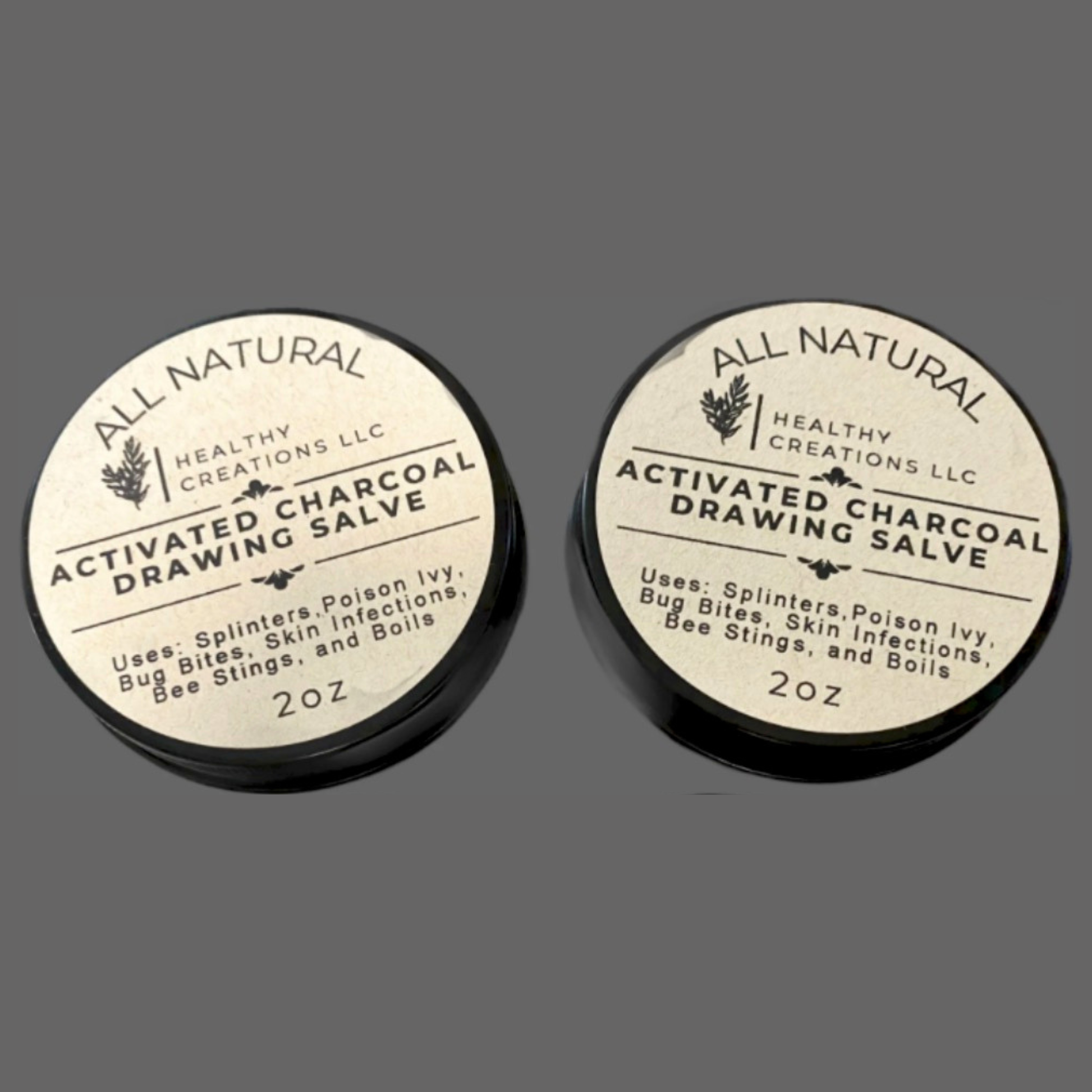 Activated Charcoal Drawing Salve - 2 oz