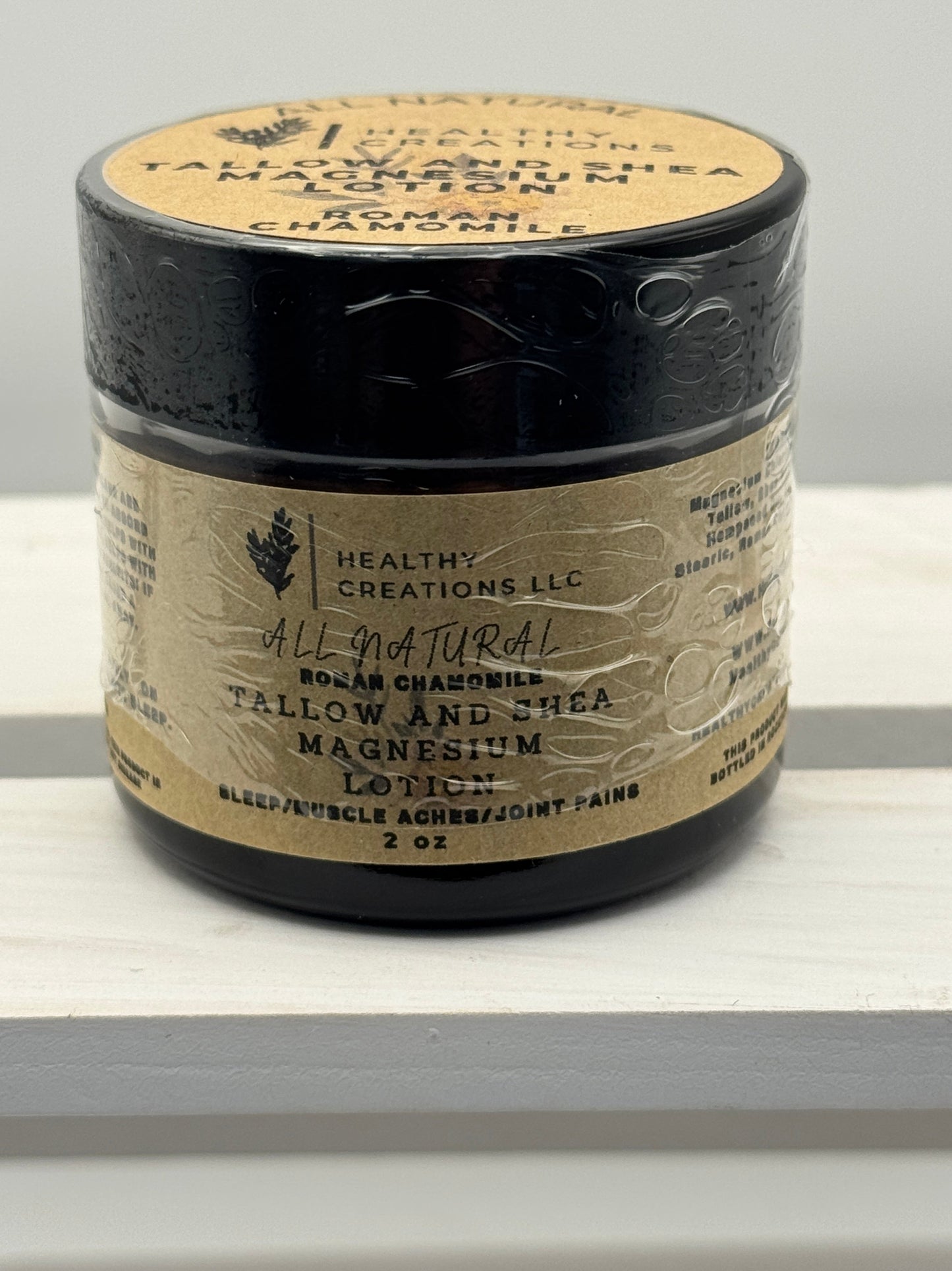 Tallow & Shea Magnesium Lotion - Roman Chamomile - 2oz