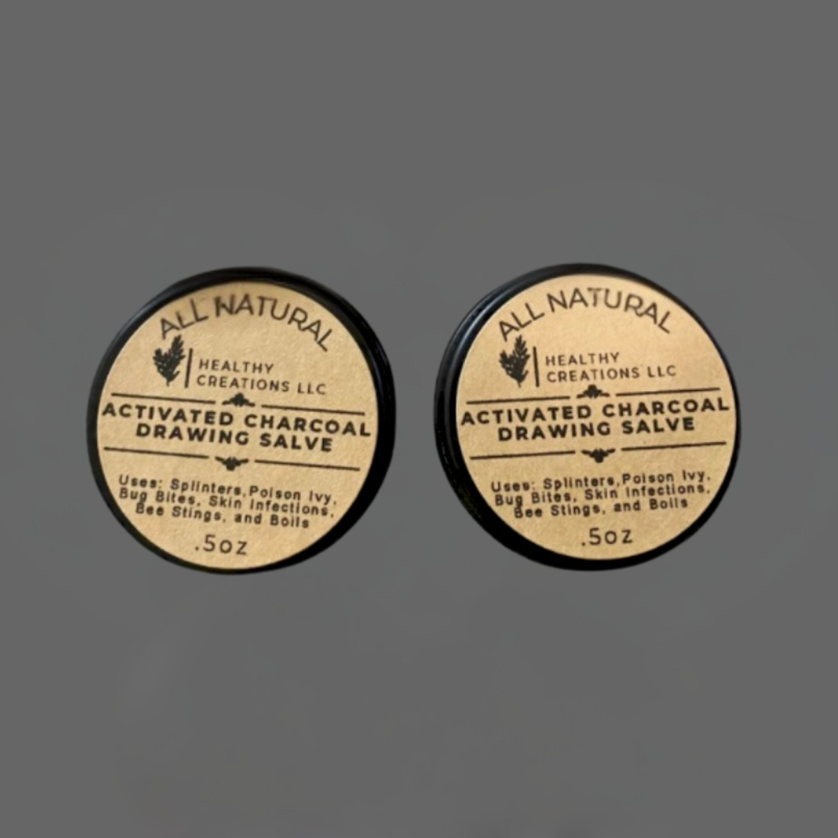 Activated Charcoal Drawing Salve - .5 oz