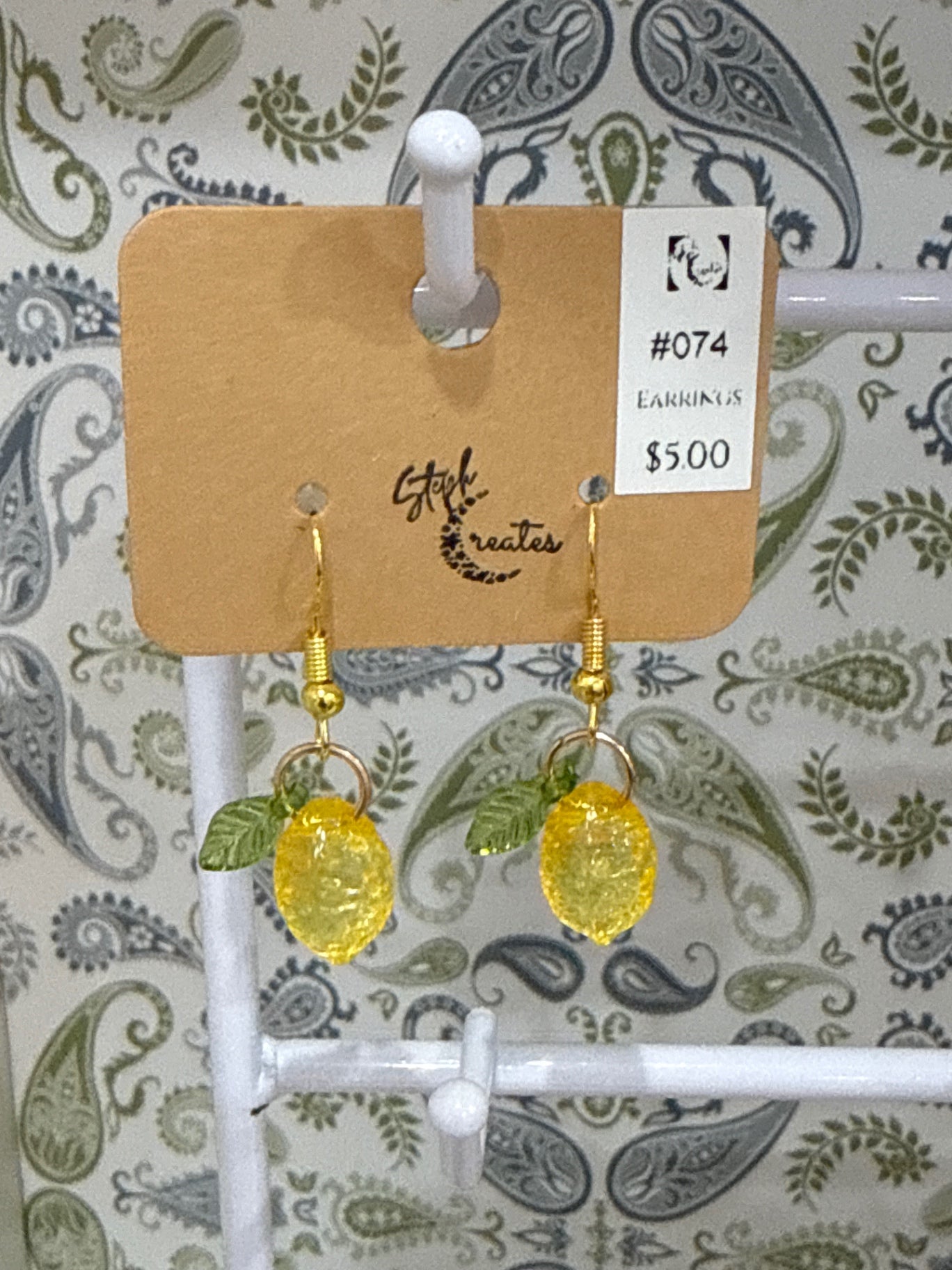 Steph Creates Accessories - Yellow and Green - One size