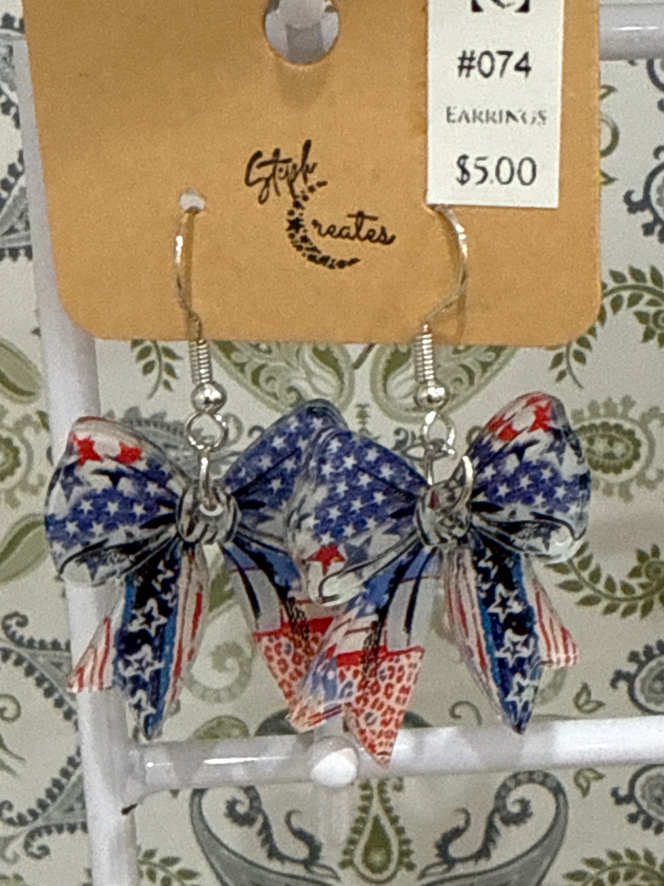 Steph Creates Accessories - Red, White, Blue - One size