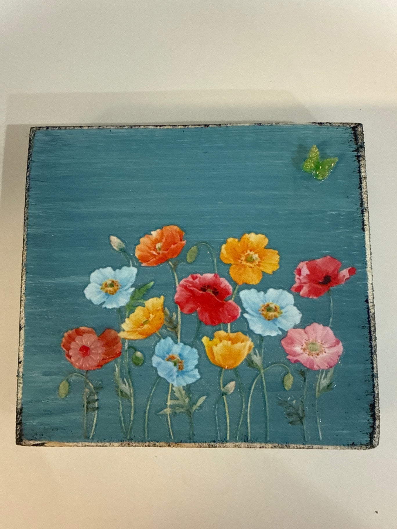 Steph Creates Home Decor - Blue, Red, Yellow, Green, Pink - 3x3
