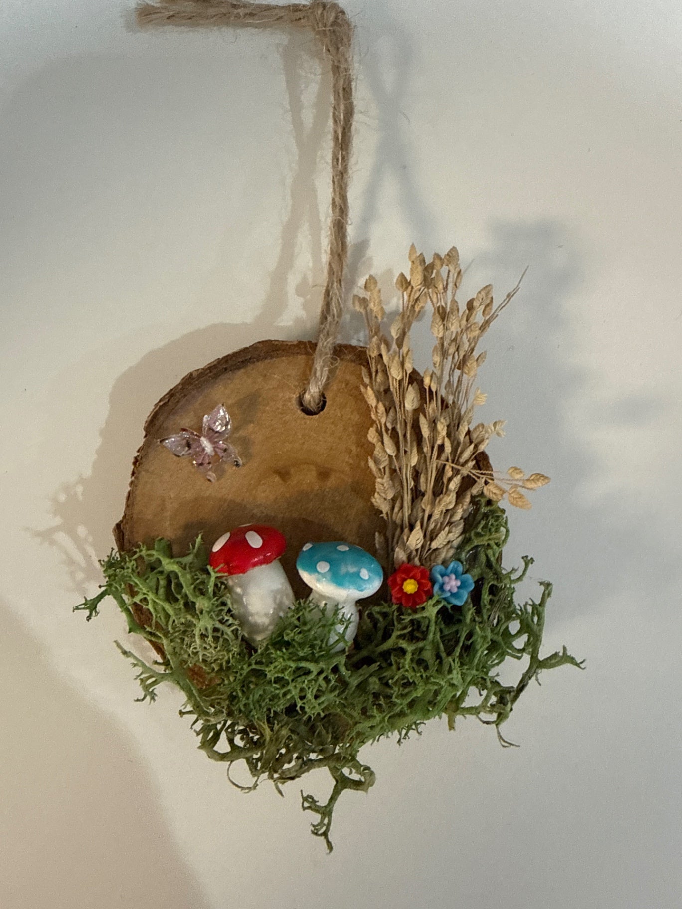 Steph Creates Home Decor - Beige and Green - Small