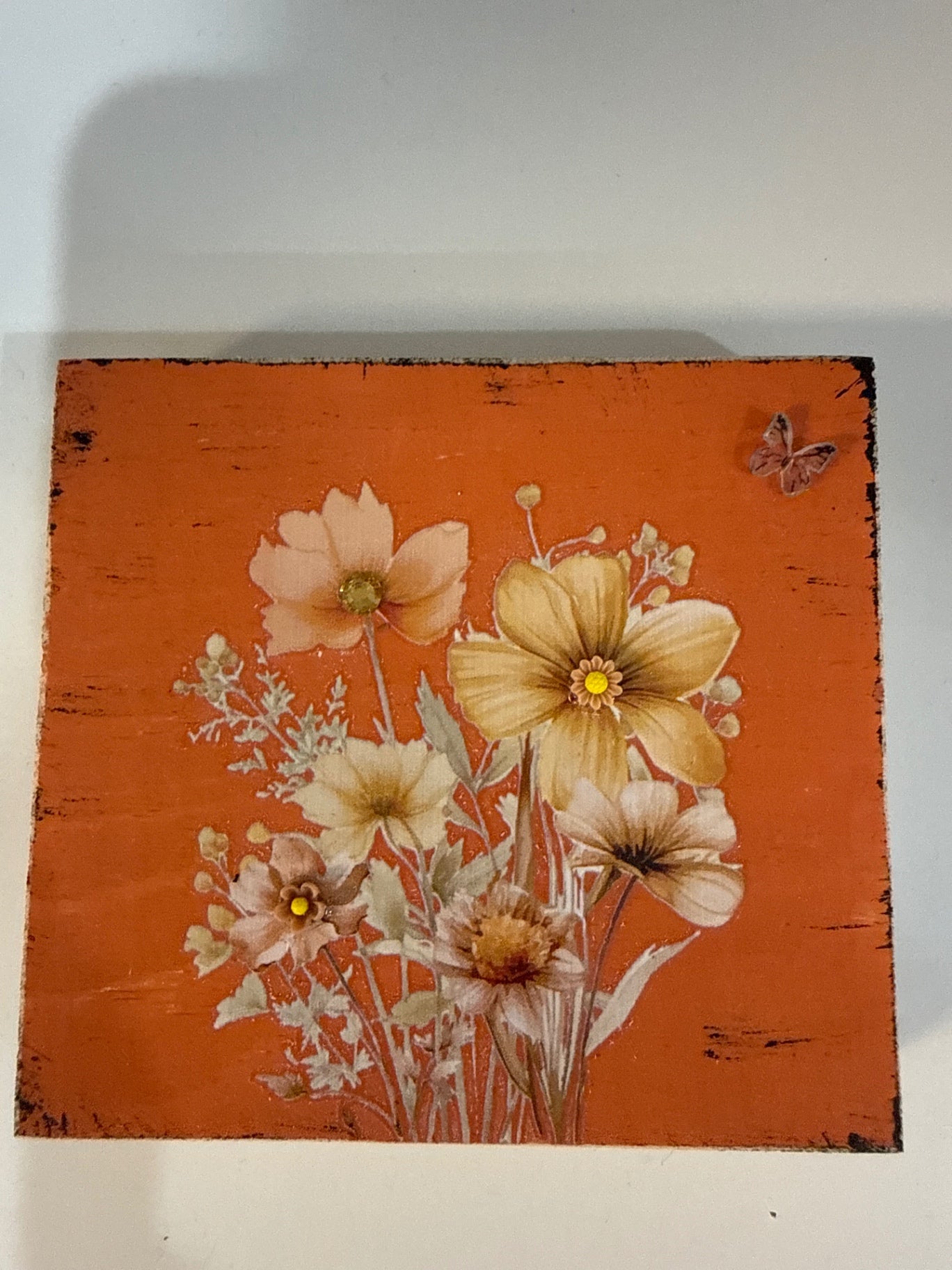 Steph Creates Accent Decor - Orange - 3x3