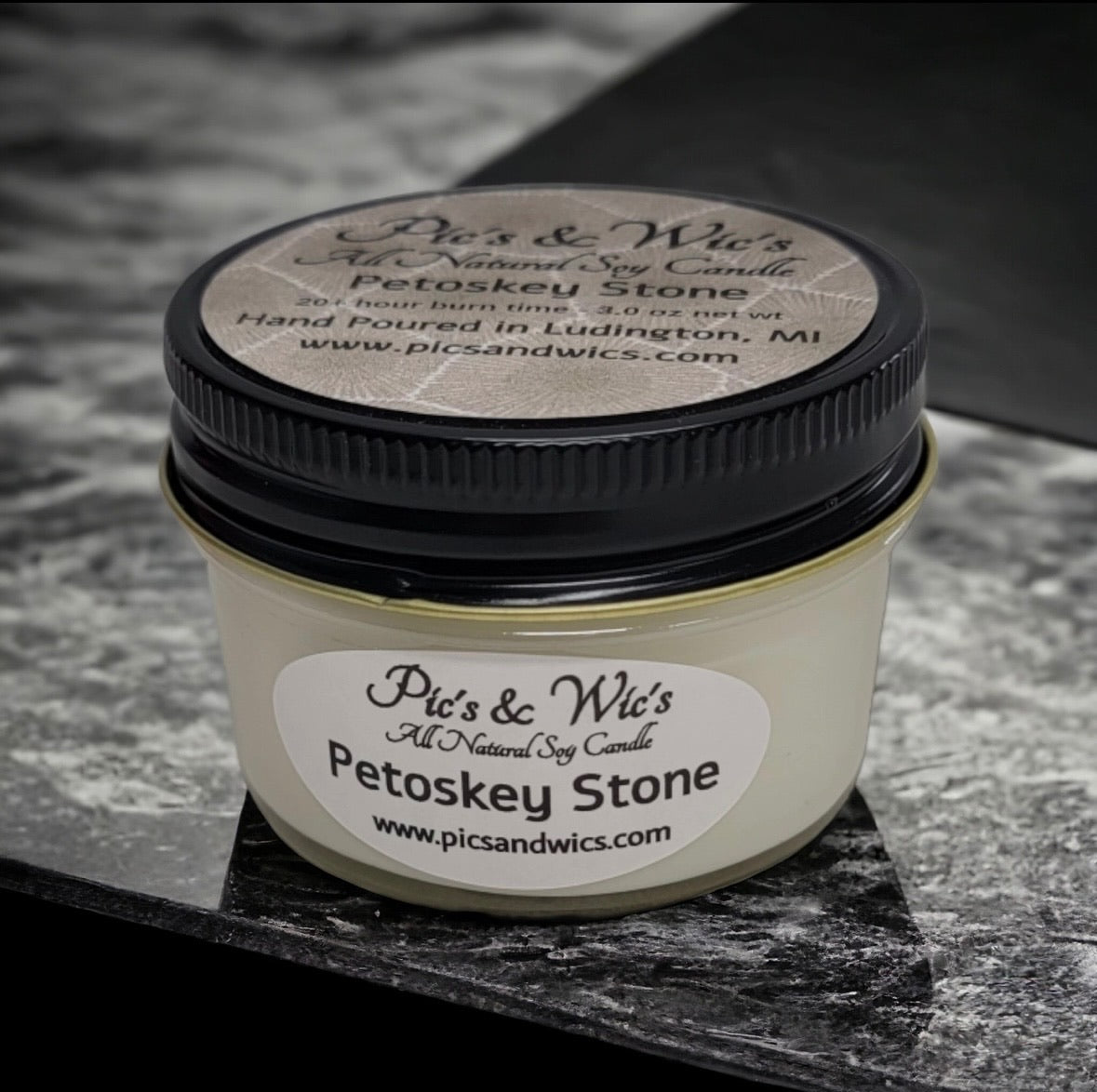 Petoskey Stone - 3.0 oz jar