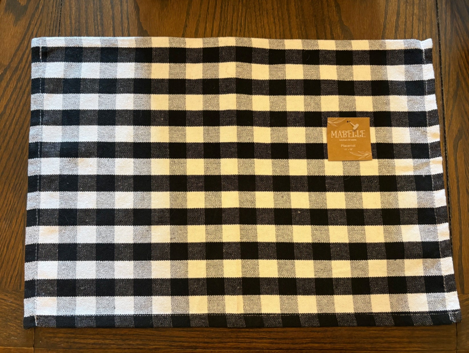Black and White Placemat