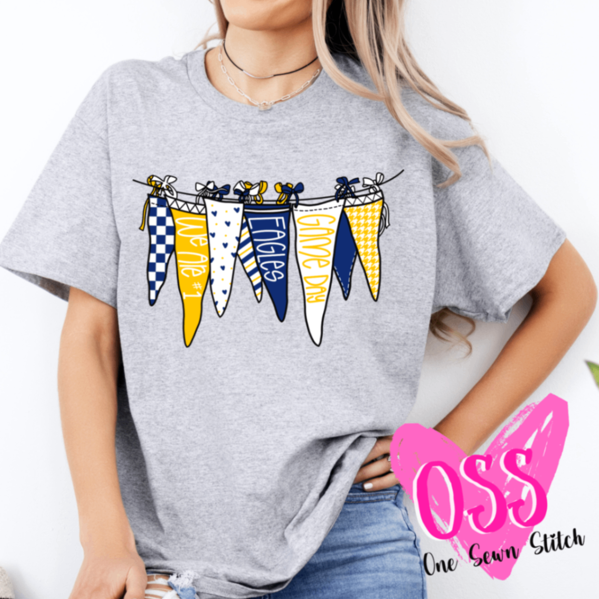 Hudsonville Pennants Banner T-shirt