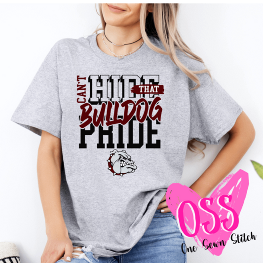 Can't Hide That Bulldog Pride T-shirt