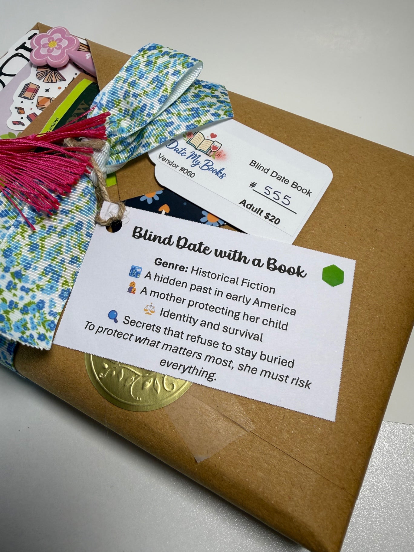 Date My Books Blind Date Book - Historical Fiction - 555