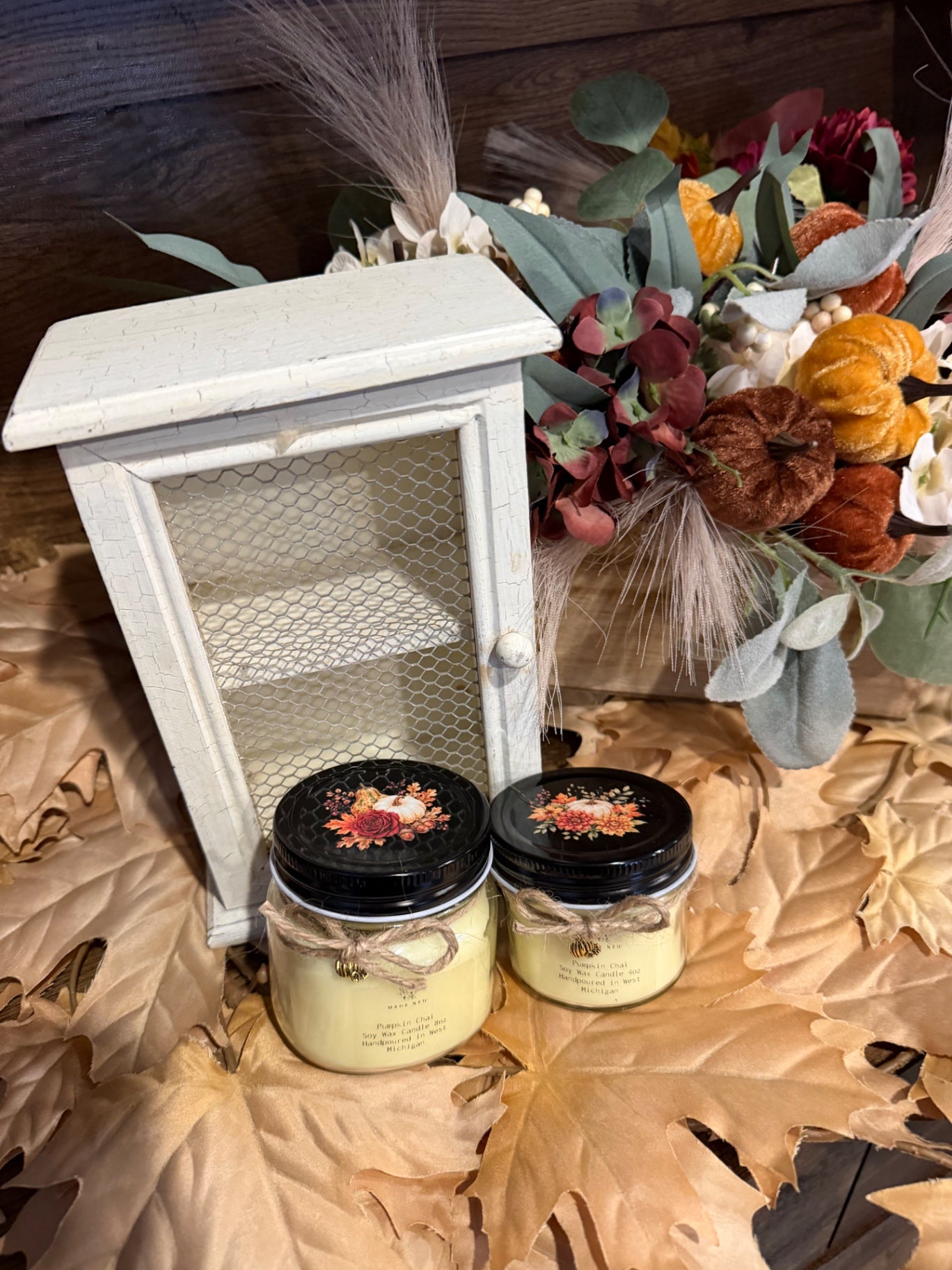 Made New Soy wax candle 8oz Warm & Cozy 
