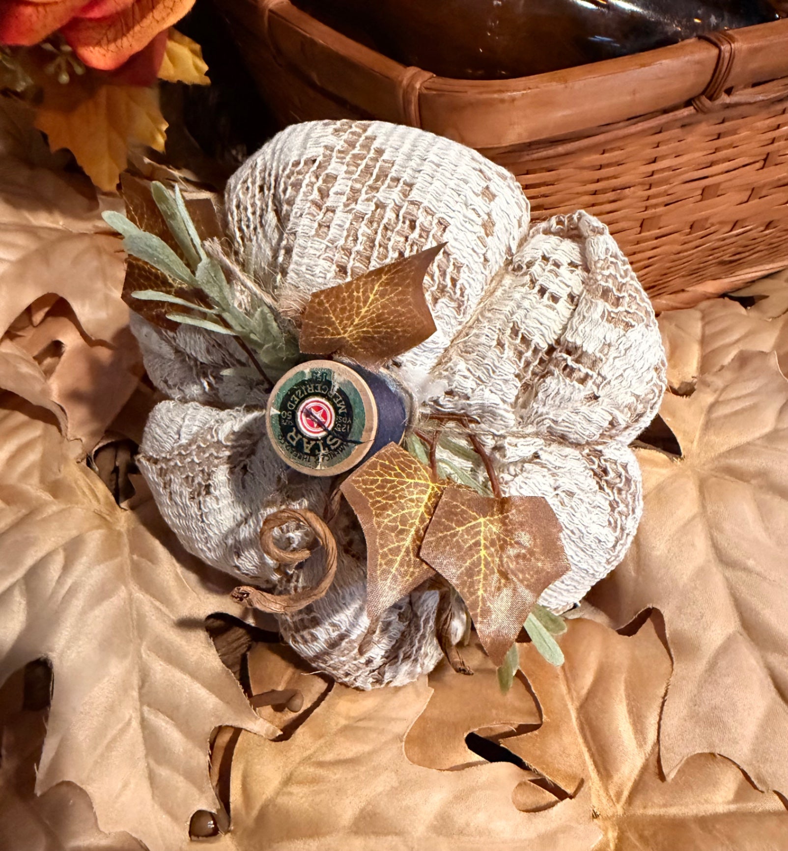 Made New Shabby Chic pumpkin 