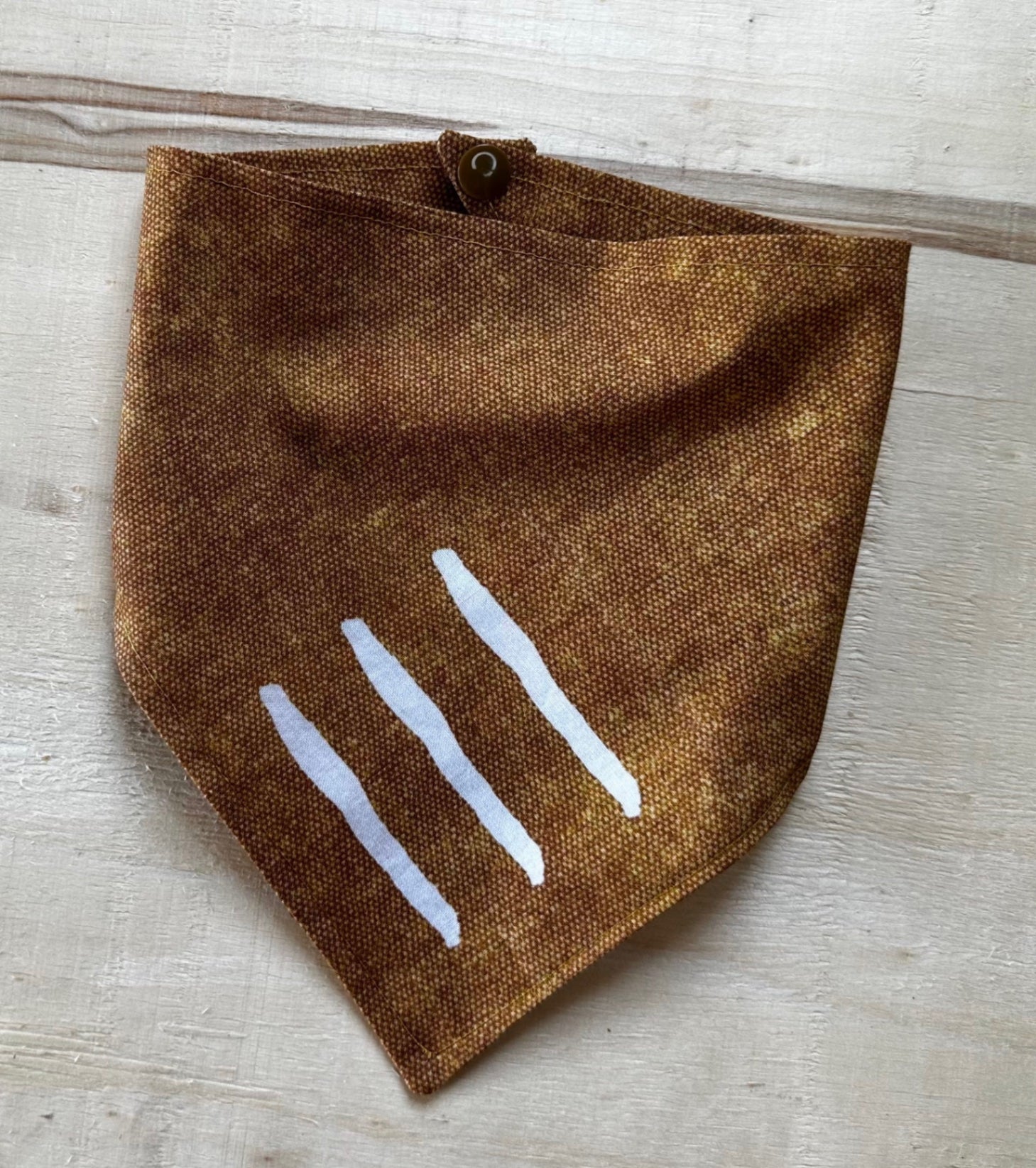 Gold Mudcloth - Dog Bandana - Small