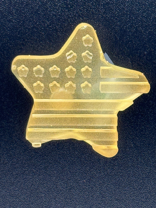 Magnet - Patriotic - Yellow - 2"