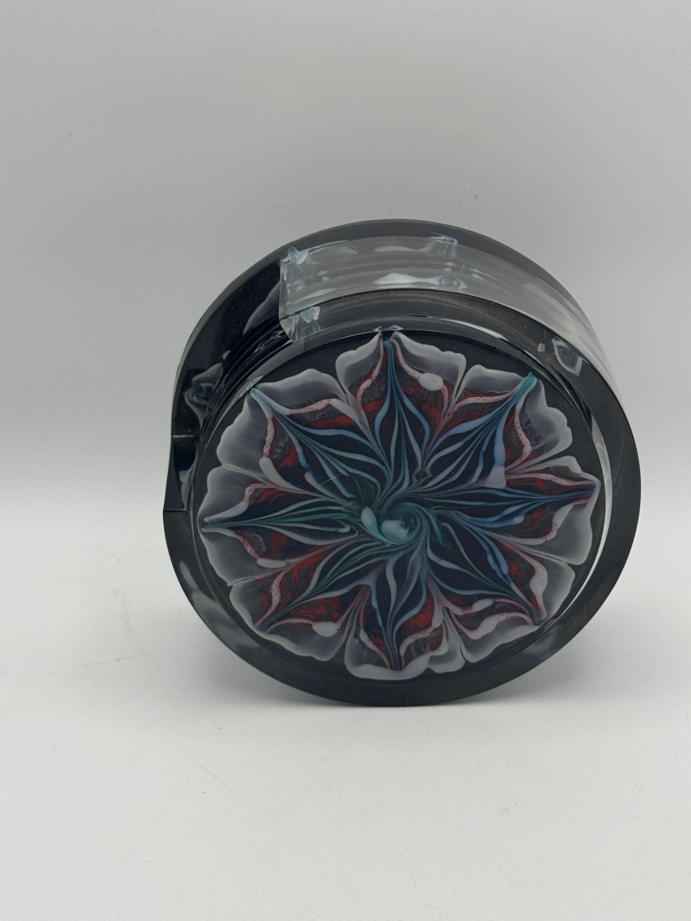 Resin Coaster set by Poured - Round - Multicolor Abstract