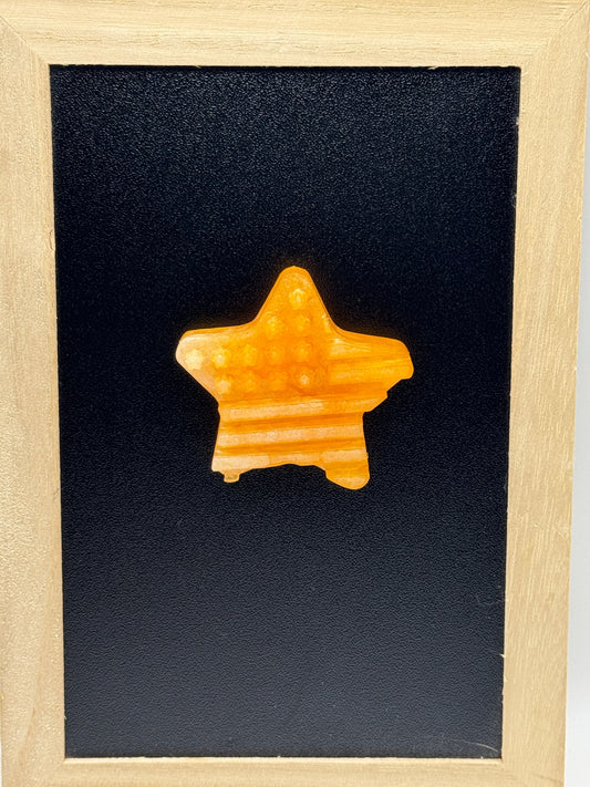 Magnet - Patriotic - Orange - 2"