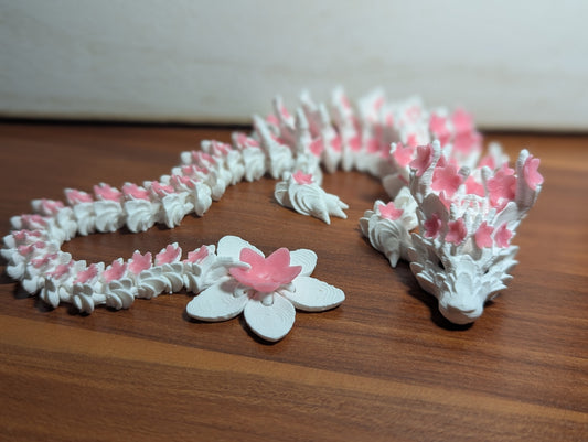 Cherry Blossom Dragon 3D Print