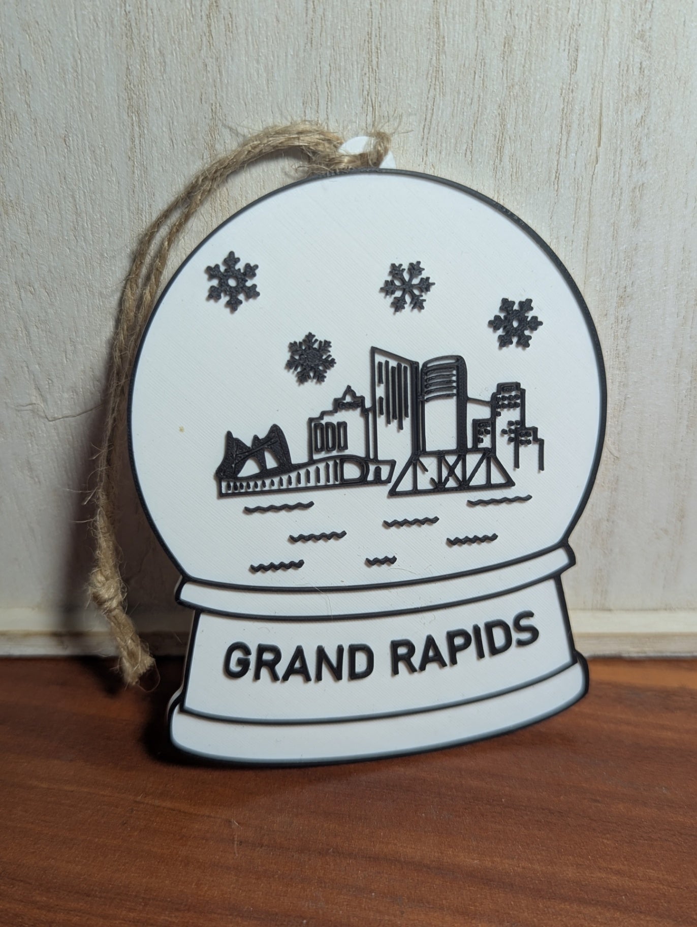 Grand Rapids Snow Globe Ornaments